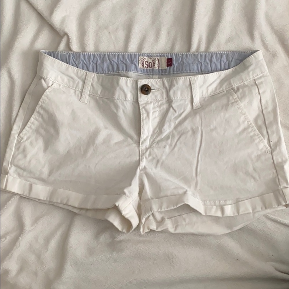 White shorts